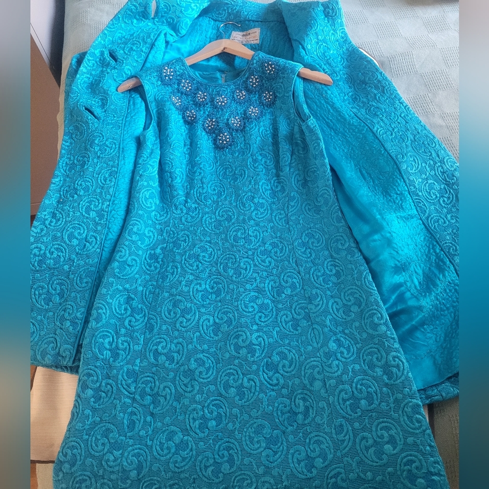 K Y LEE Vintage Dress with Coat